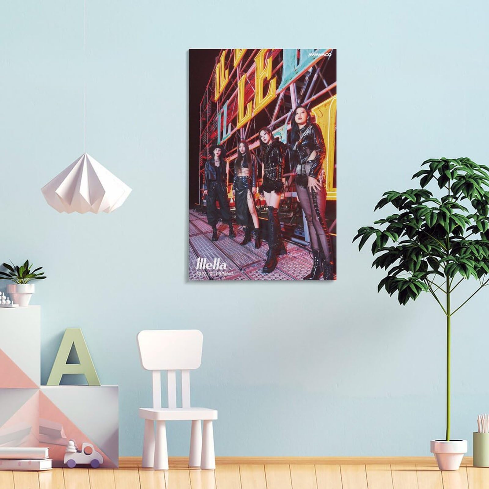 K-pop Artist Poster Mamamoo Mic On Illella Ver. 3rd Teaser Prints